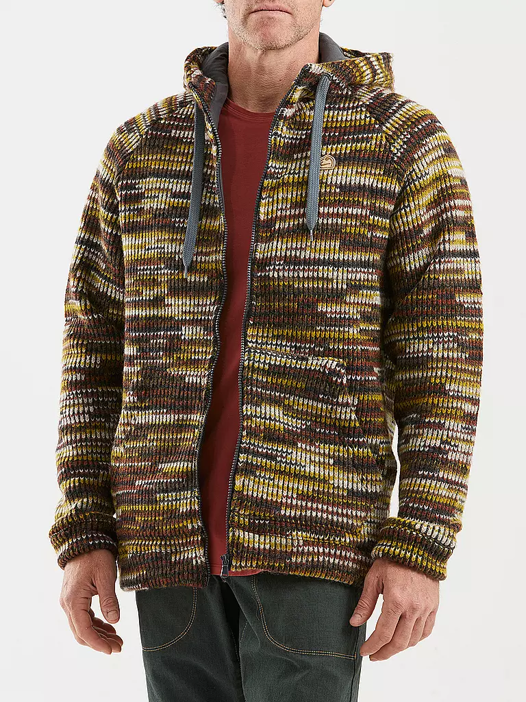E9 | Chaqueta polar para hombre Happy Woolmix con capucha | 