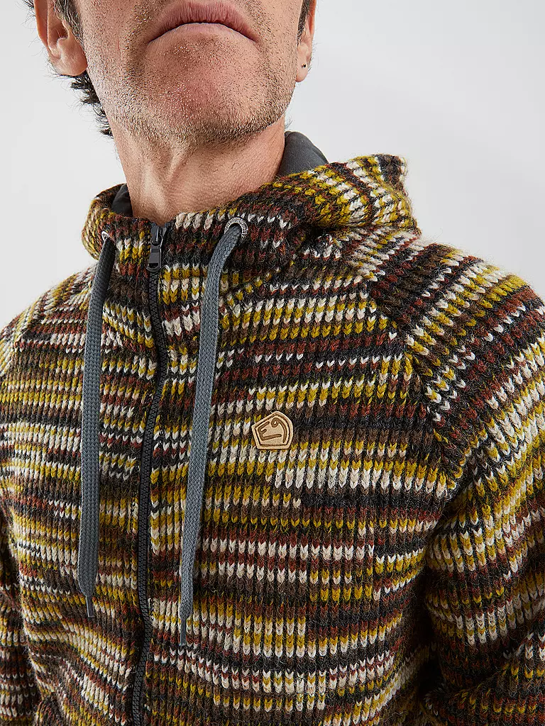 E9 | Chaqueta polar para hombre Happy Woolmix con capucha | 
