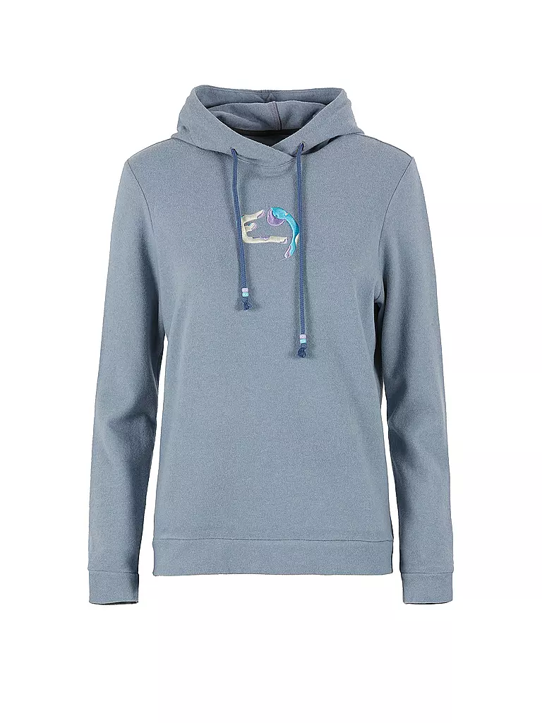 E9 | Damen Kletterhoodie Elvira | Azul claro