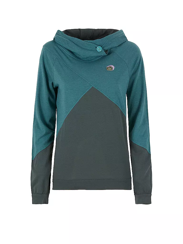 E9 | Damen Kletterhoodie Pu | Petróleo