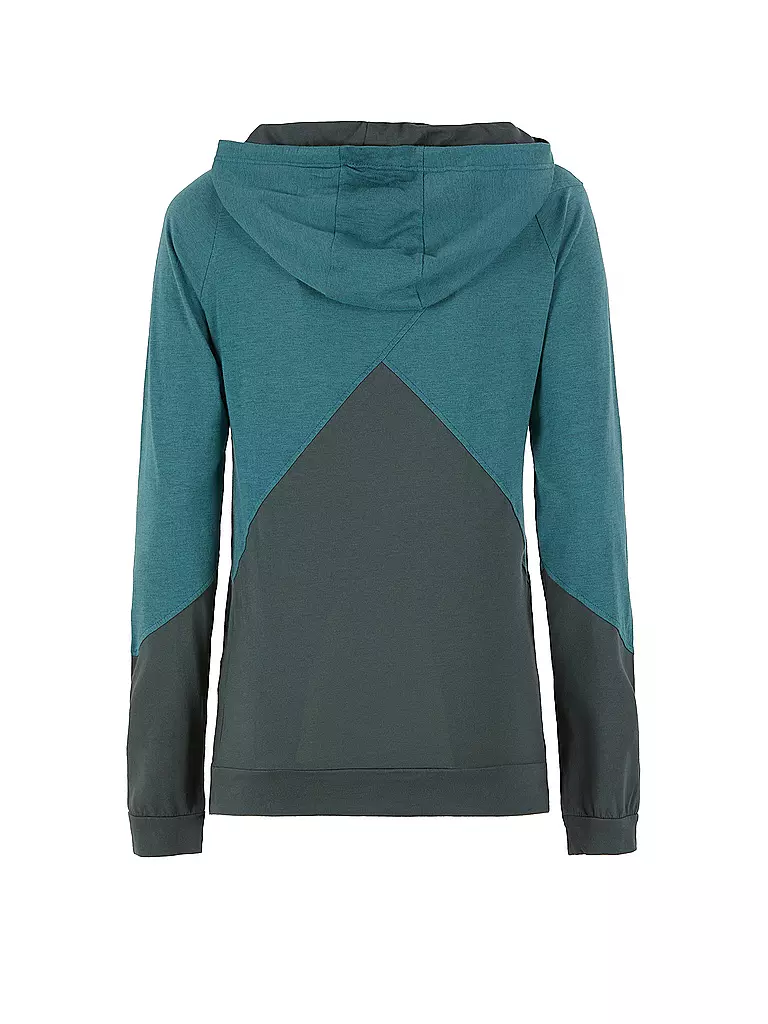 E9 | Damen Kletterhoodie Pu | Petróleo