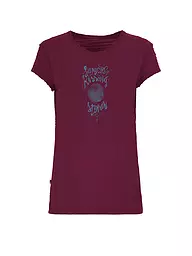 E9 | Damen Klettershirt Kiss 2.4 | Rojo oscuro