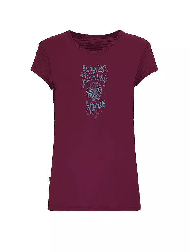 E9 | Damen Klettershirt Kiss 2.4 | Rojo oscuro