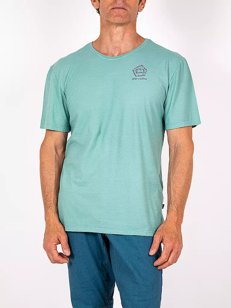 E9 | Herren Klettershirt Sapens | Verde claro