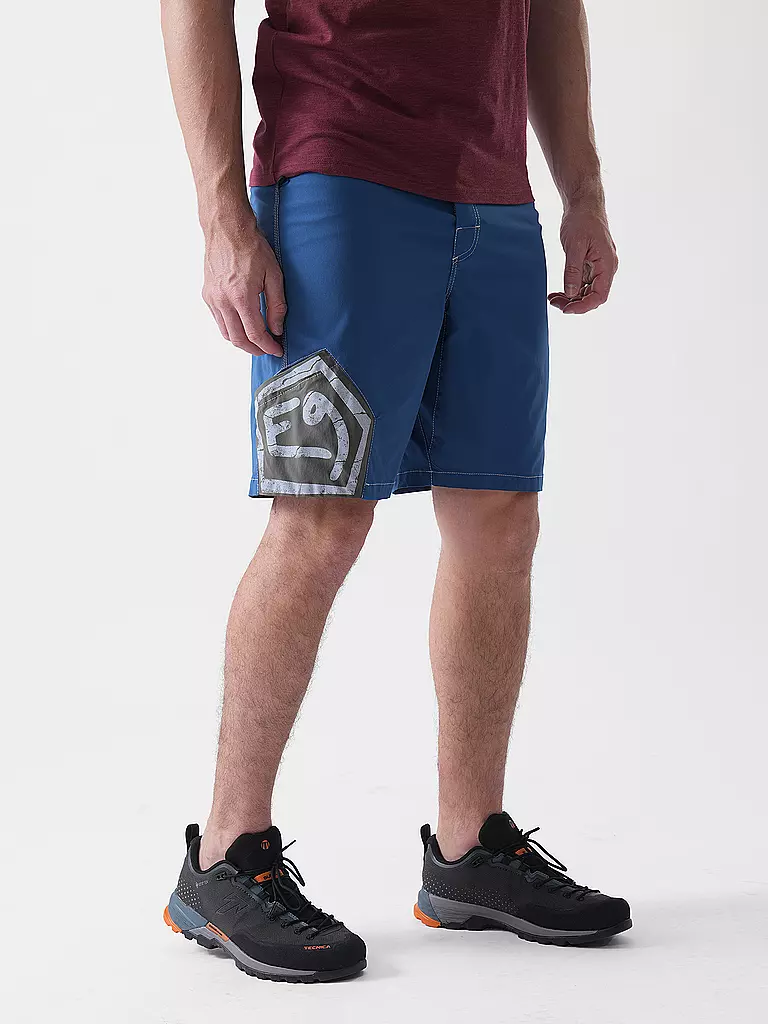 E9 | Herren Klettershort Wet | Azul