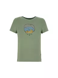 E9 | Kinder Klettershirt Cave 2.4 | Verde claro