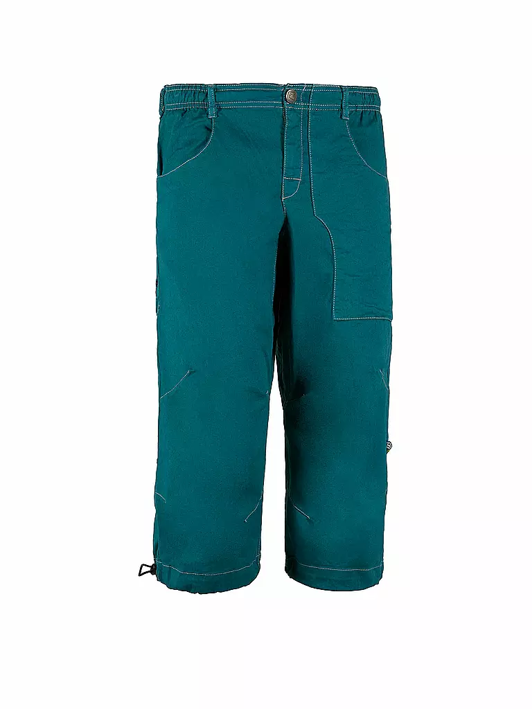 E9 | Pantalón corto de escalada para hombre Fuoco Flax 3/4 | Petróleo