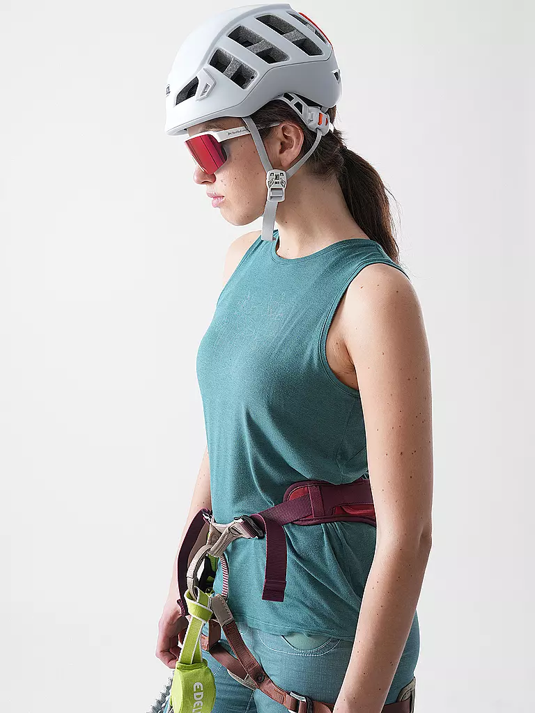 E9 | Tank de escalada Saski para mujer | Petróleo