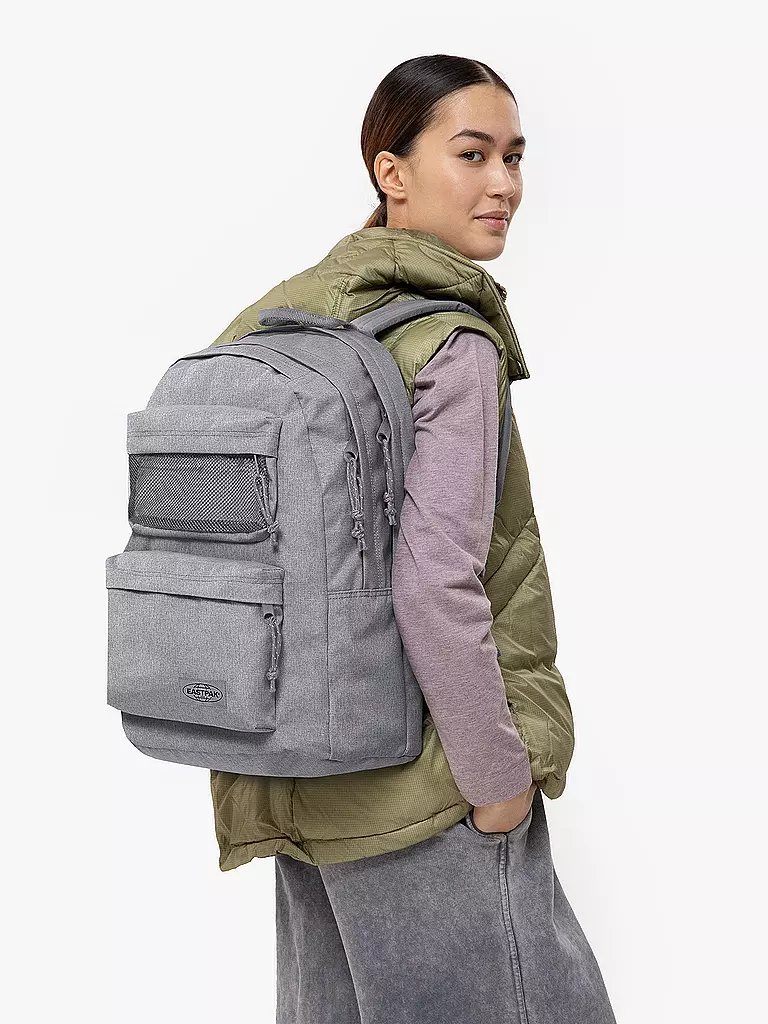 EASTPAK | Mochila Double Office 30L | Gris claro