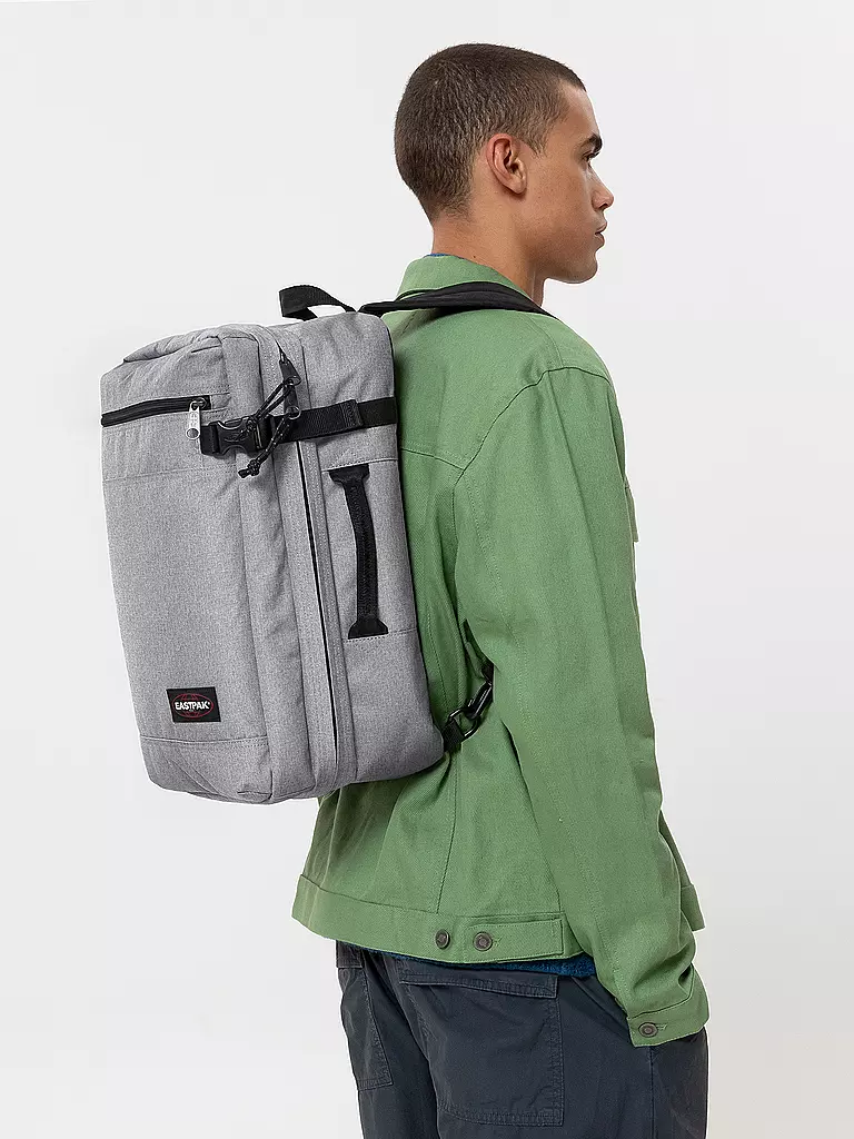 EASTPAK | Rucksack Transit'R Duffel 2-in-1 28L | Gris claro