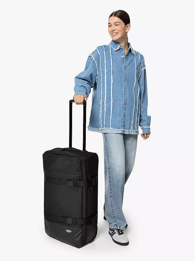EASTPAK | Trolley de viaje Icon Travel'r M 55L | Negro