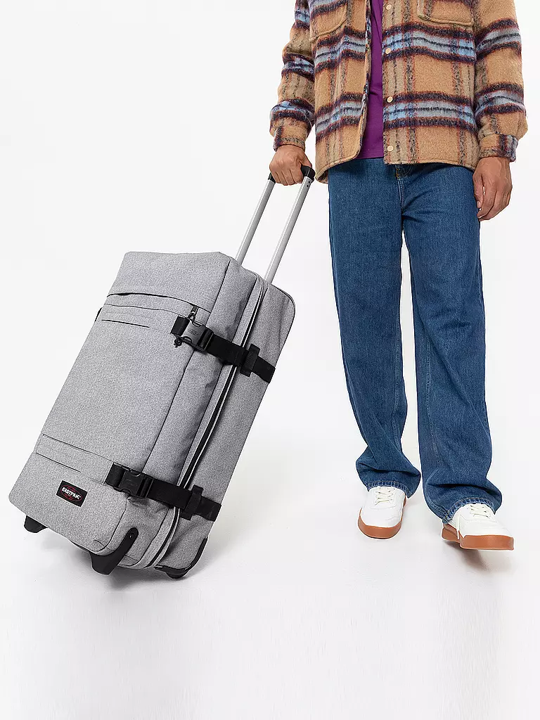 EASTPAK | Trolley de viaje Transit'R M 71-80L | Gris claro