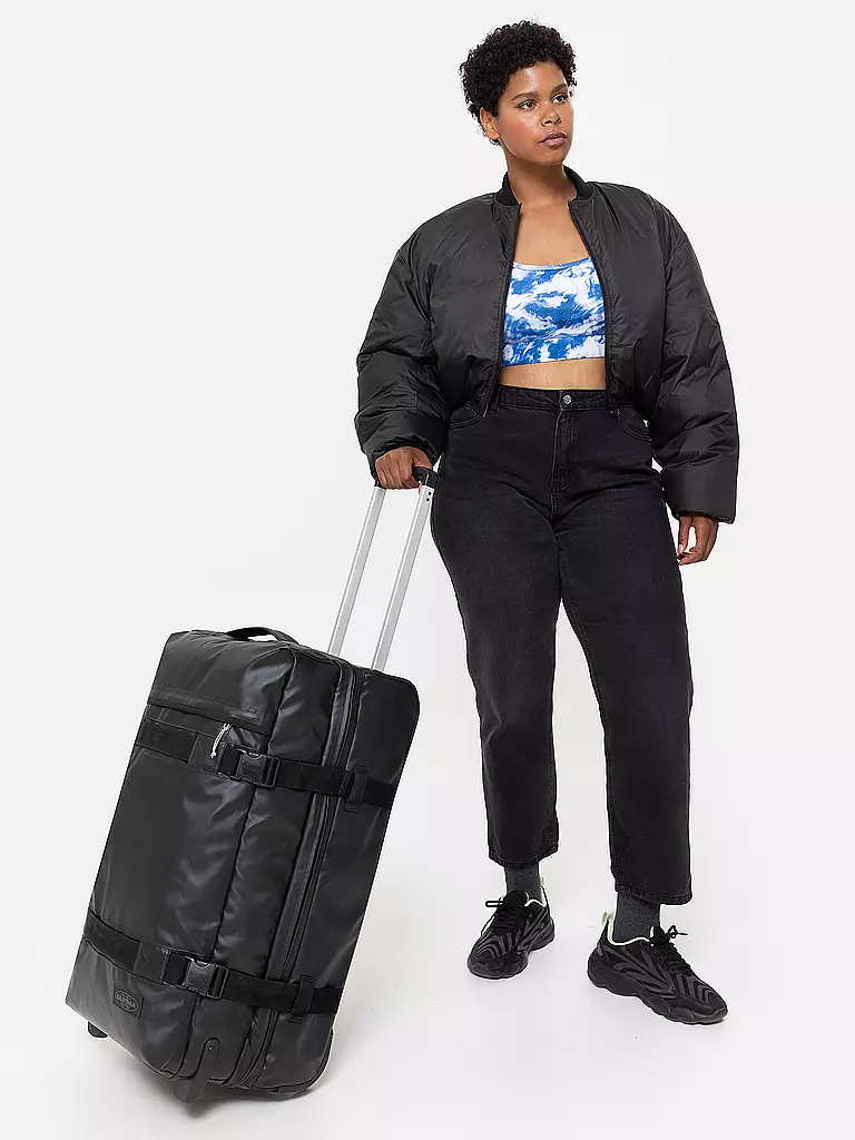 EASTPAK | Trolley de viaje Transit'R M 71-80L | Negro
