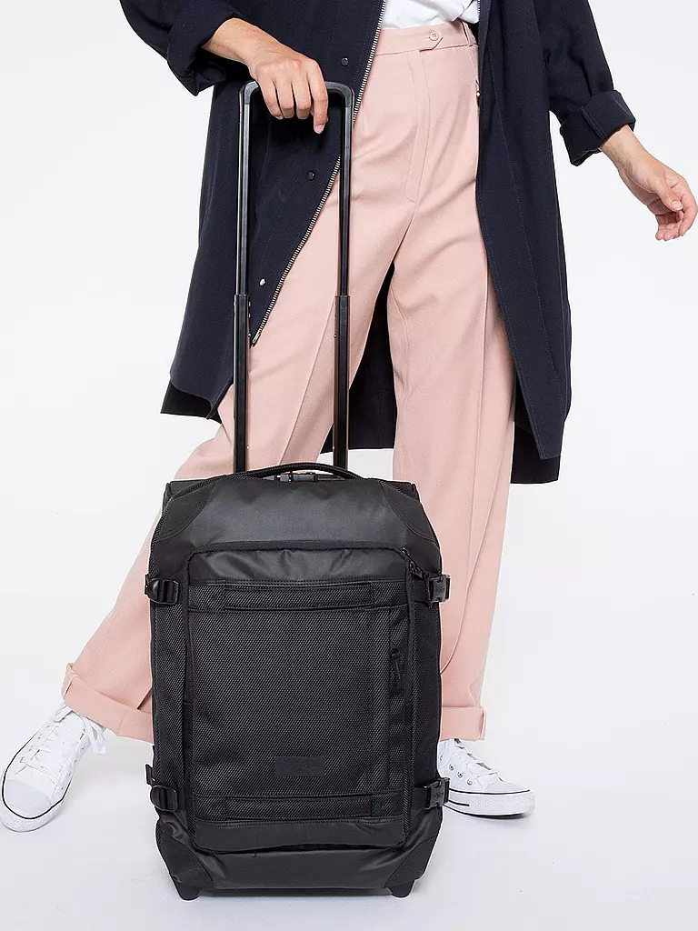 EASTPAK | Trolley de viaje Tranverz CNNCT S Accent Grey | Negro