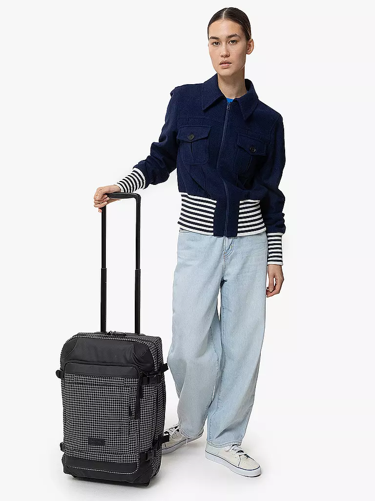 EASTPAK | Trolley de viaje Tranverz CNNCT S Accent Grey | Negro