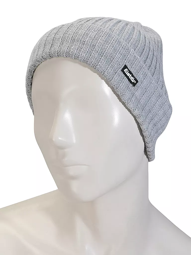 EISBÄR | Gorro de canalé Steiermark | Gris
