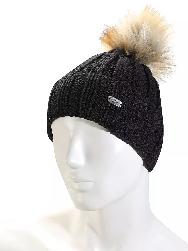 EISBÄR | Gorro de mujer Jolo Lux | Negro