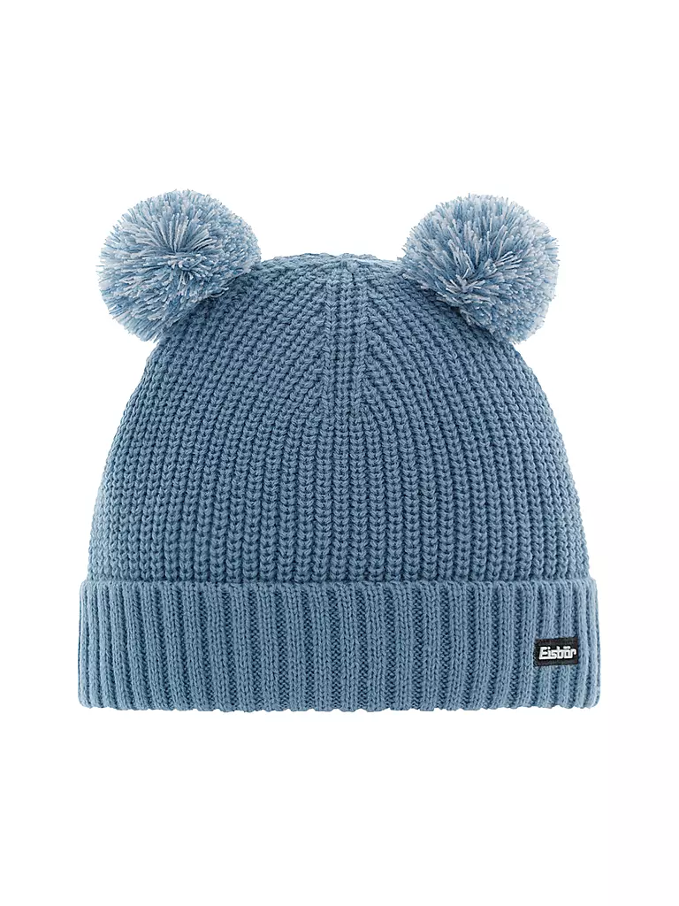 EISBÄR | Gorro de niña Ponti Pompon | Azul