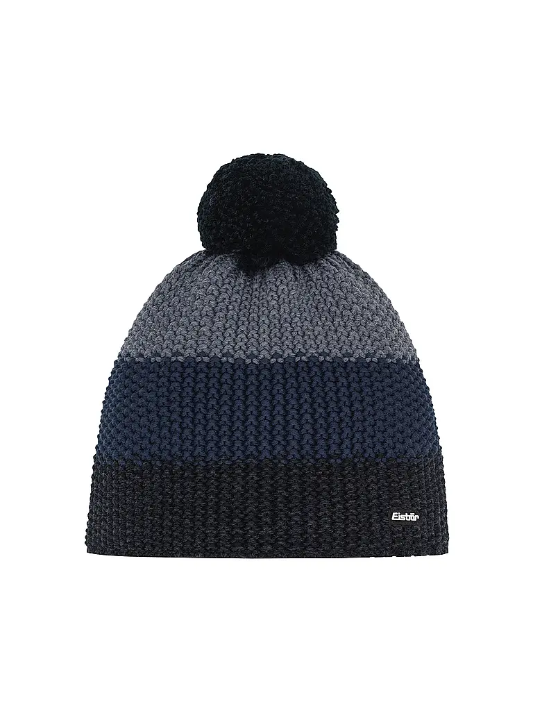 EISBÄR | Mütze Star Pompon | Azul oscuro