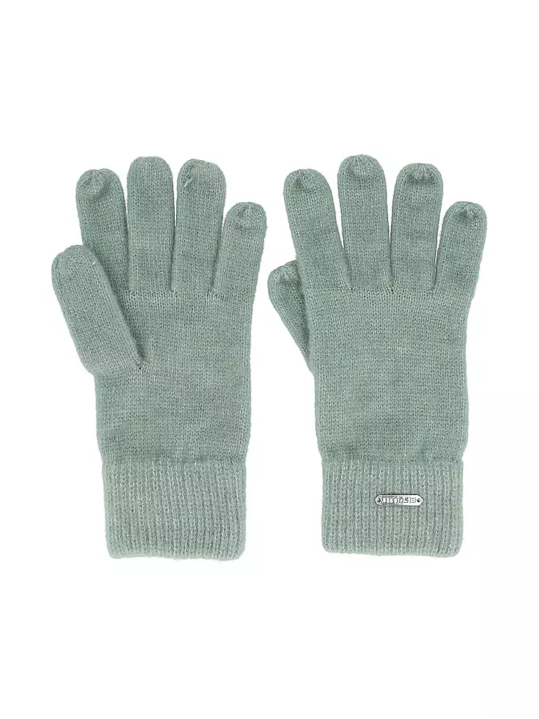 EISGLUT | Damen Strickhandschuhe Undinel | Verde claro