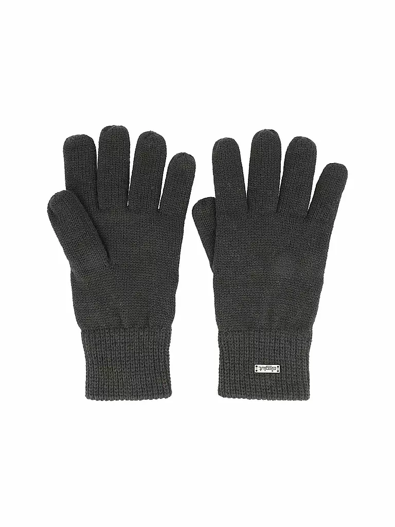 EISGLUT | Guantes de forro polar Remig para hombre | Negro