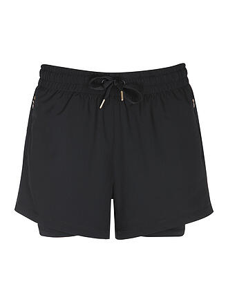 ENDURANCE | Pantalones cortos de running Eslaire 2 en 1 para mujer