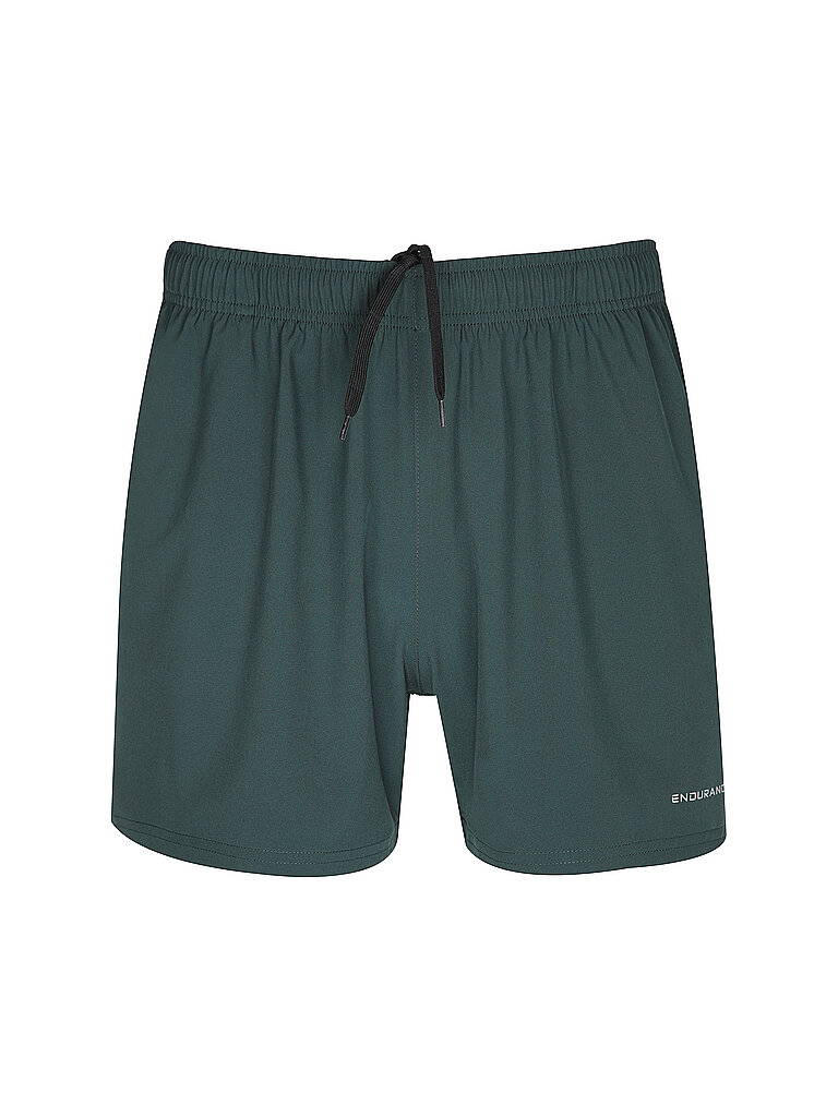 Pantalones cortos de running Kros para hombre verde oscuro XL