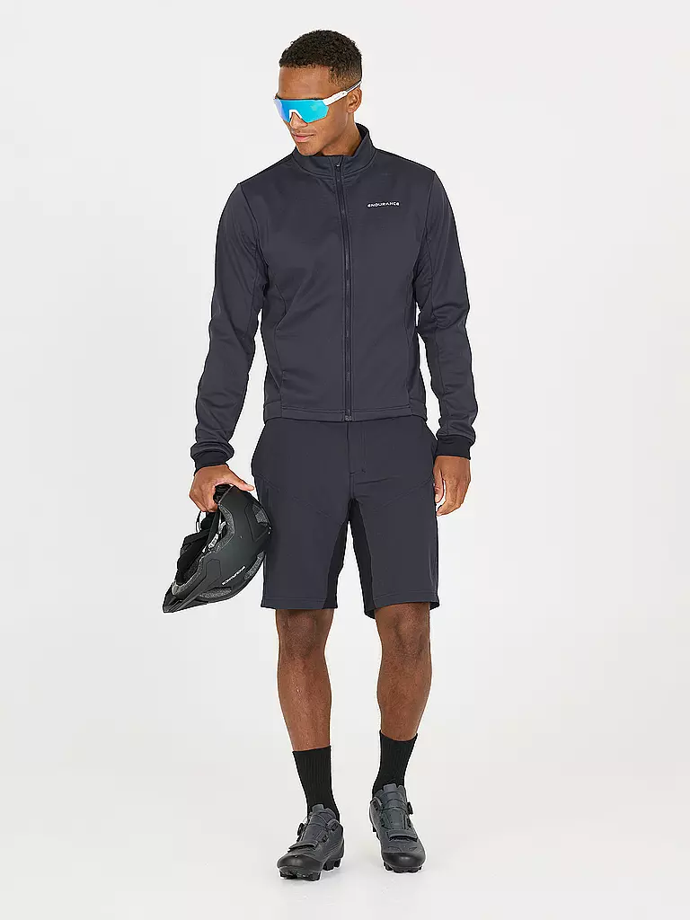 ENDURANCE | Chaqueta de ciclismo de invierno para hombre Titan Windblock Thermal | Azul oscuro