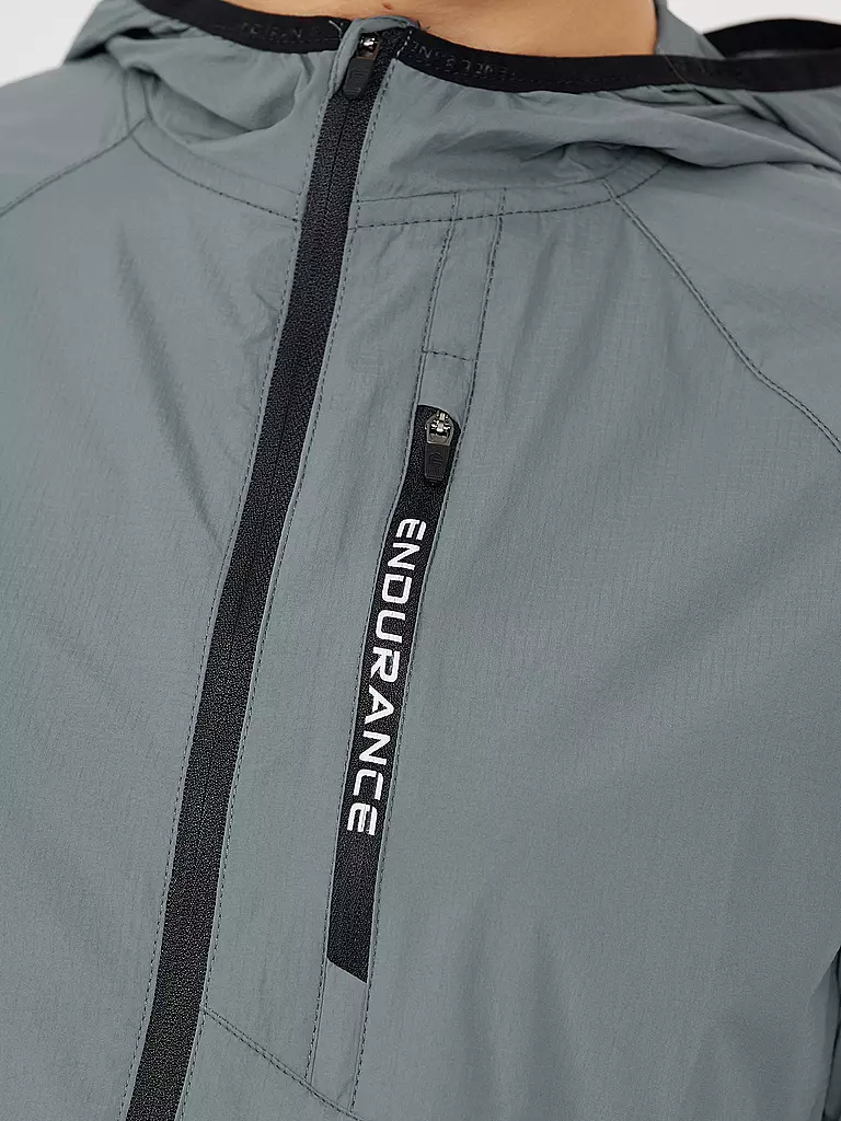 ENDURANCE | Damen Windjacke Dorit Hoodie | Gris