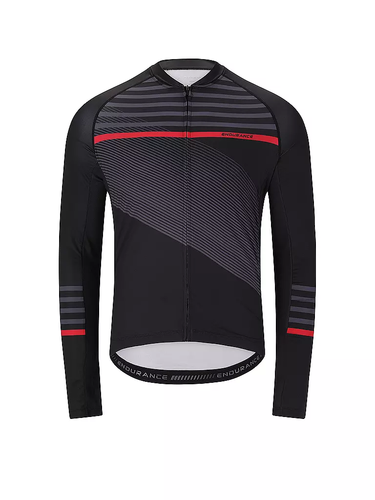 ENDURANCE | Herren Radtrikot Donald FZ | Negro
