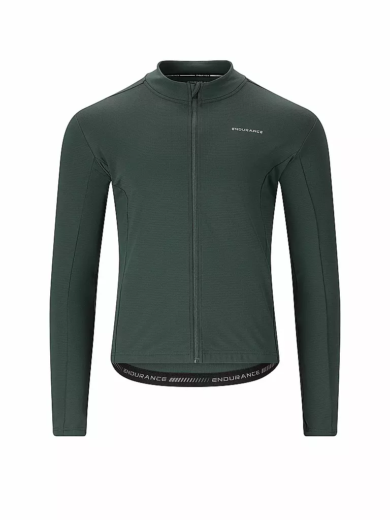 ENDURANCE | Maillot de ciclismo de invierno para hombre Megah | Verde oscuro