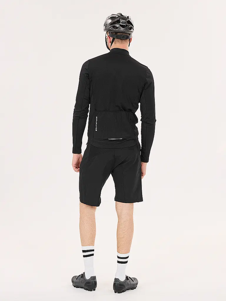 ENDURANCE | Maillot de ciclismo de invierno para hombre Megah | Negro