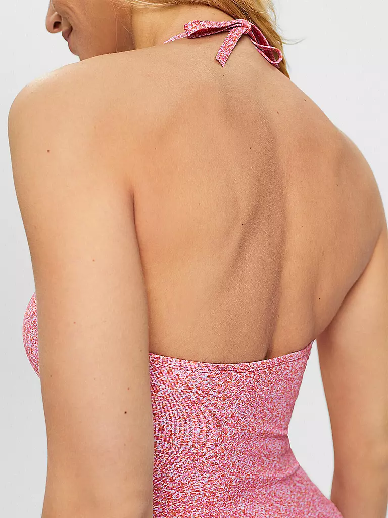 ESPRIT | Damen Badeanzug Neckholder mit Allover-Print | Fucsia