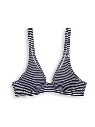 ESPRIT | Damen Bikinioberteil Unwattiertes Bügel-Top mit Streifen | Azul