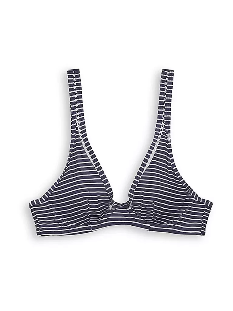 ESPRIT | Damen Bikinioberteil Unwattiertes Bügel-Top mit Streifen | Azul