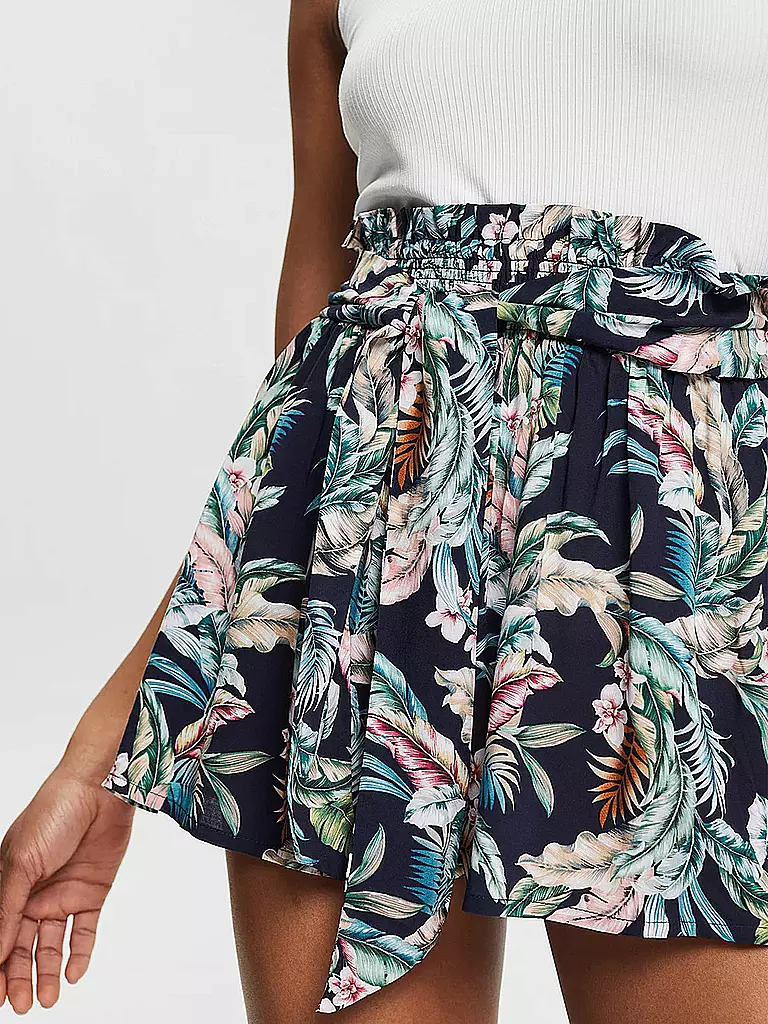 ESPRIT | Damen Short aus LENZING™ ECOVERO™ | Azul