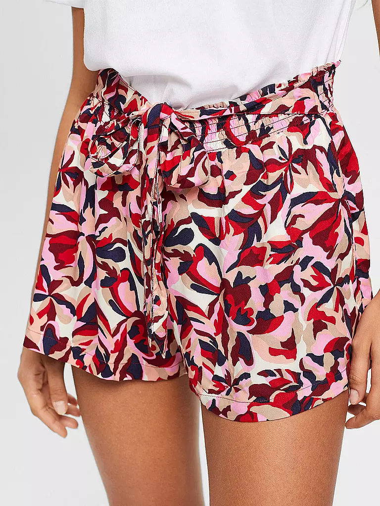 ESPRIT | Damen Short | Rojo oscuro
