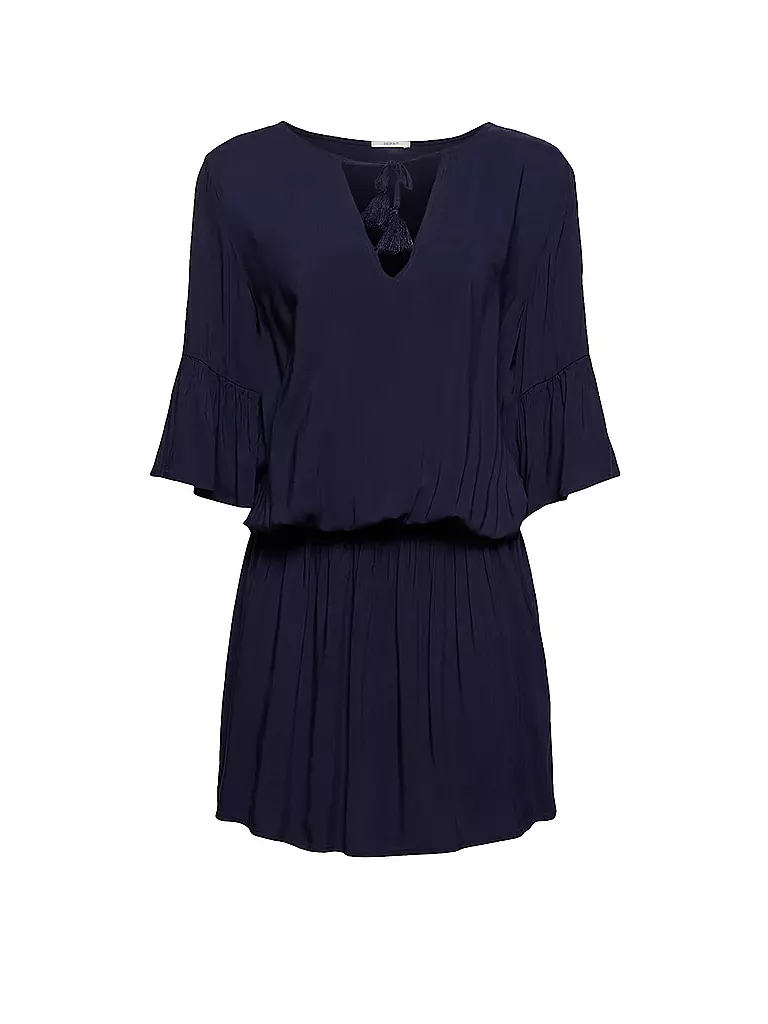 ESPRIT | Damen Strandkleid aus LENZING™ ECOVERO™ | Azul