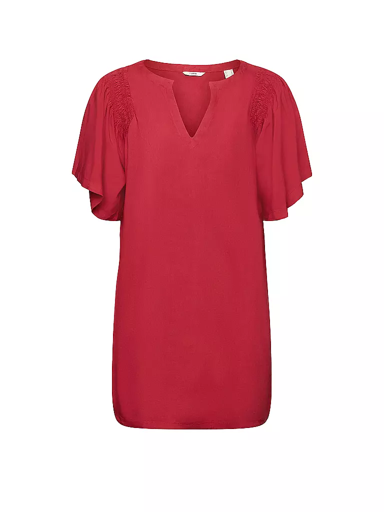 ESPRIT | Damen Strandkleid Tunika  | Rojo oscuro