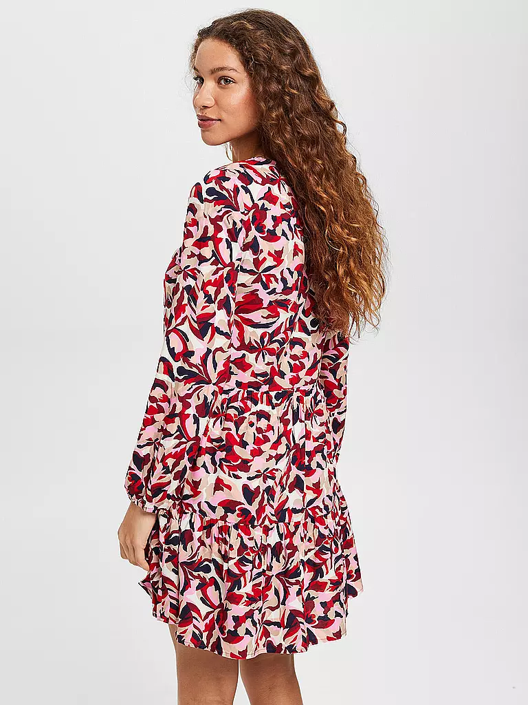 ESPRIT | Damen Strandkleid Tunika  | Rojo oscuro