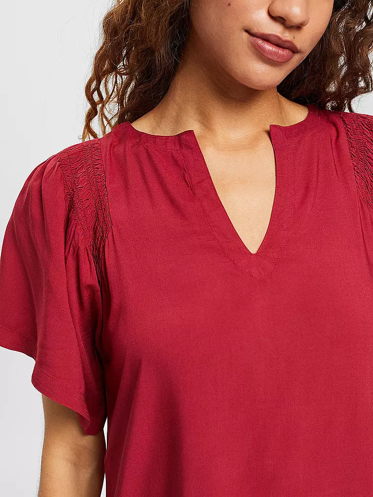 ESPRIT | Damen Strandkleid Tunika  | Rojo oscuro