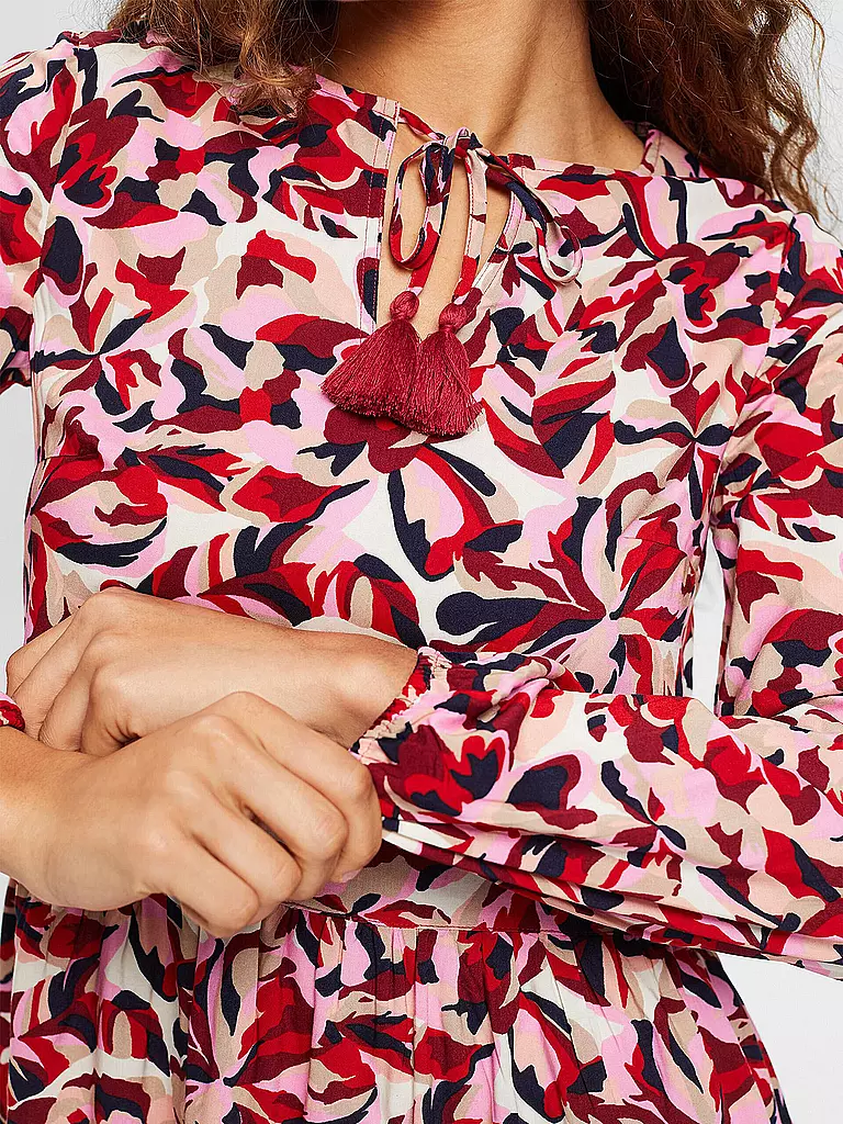 ESPRIT | Damen Strandkleid Tunika  | Rojo oscuro