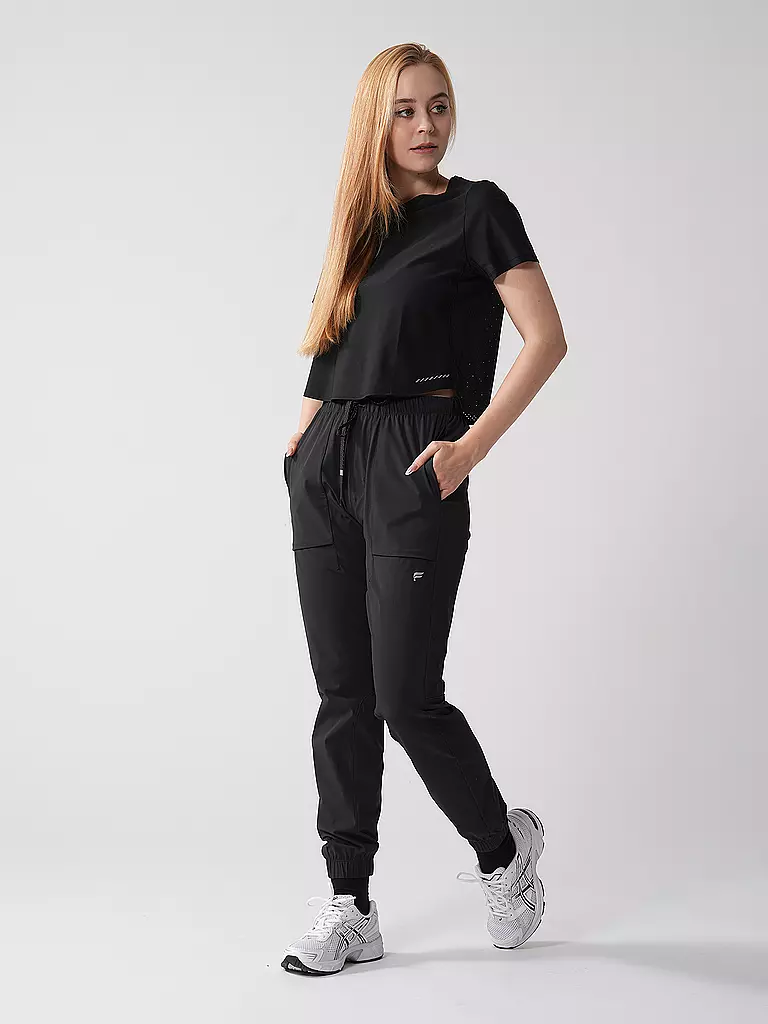 FABLETICS | Damen Fitnessshirt Essentials Air | Negro