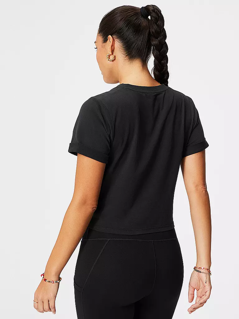 FABLETICS | Damen Fitnessshirt Twist Cooton Front | Negro