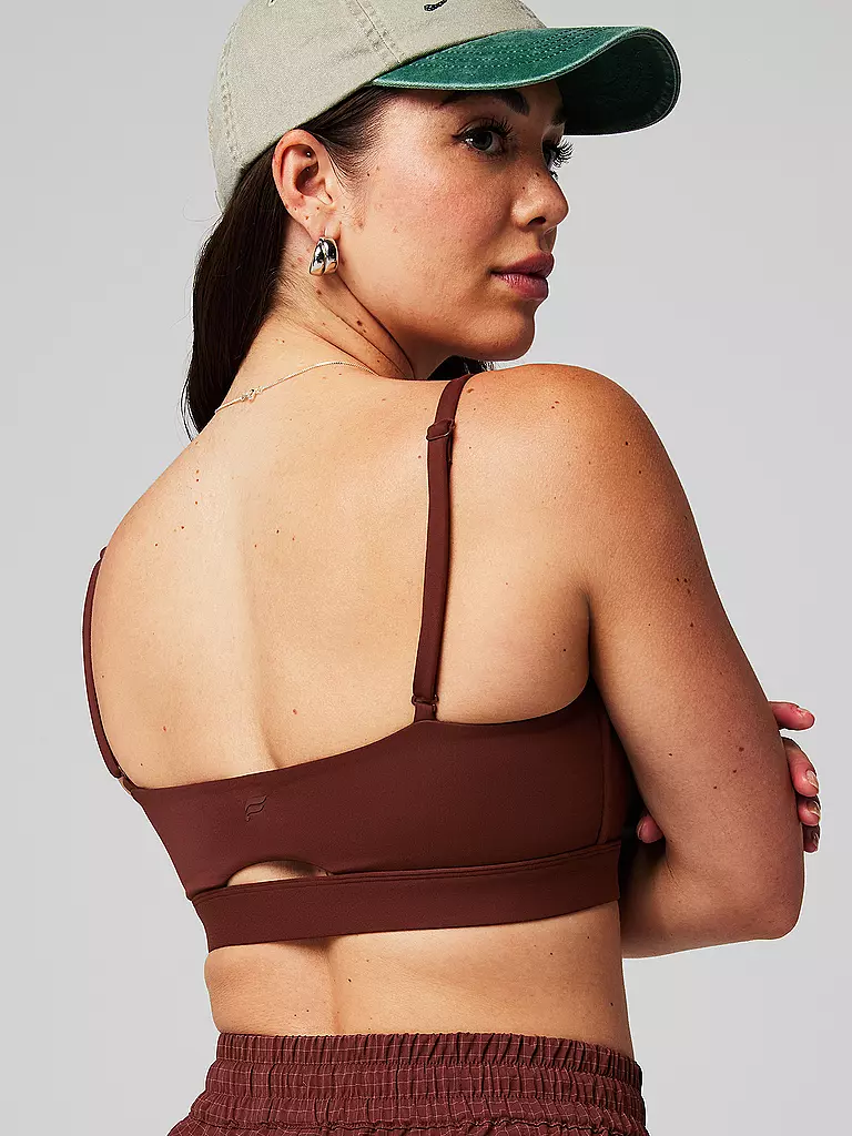 FABLETICS | Damen Sport-Bh Essential Low Support | Rojo oscuro