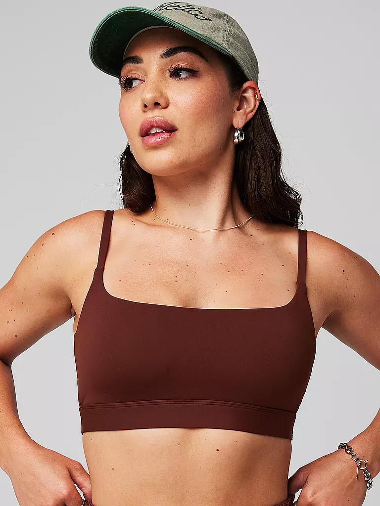 FABLETICS | Damen Sport-Bh Essential Low Support | Rojo oscuro