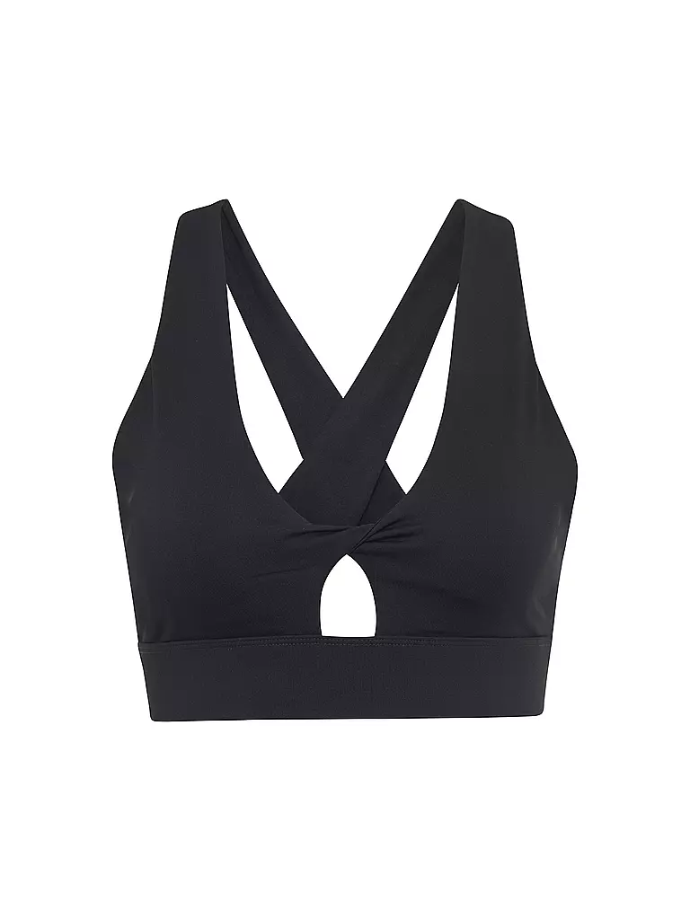 FABLETICS | Damen Sport-BH Oasis Twist Medium Support | Negro