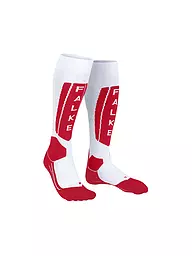 FALKE | Calcetines de esquí para hombre SK5 Expert Austrian Ski Team | Blanco