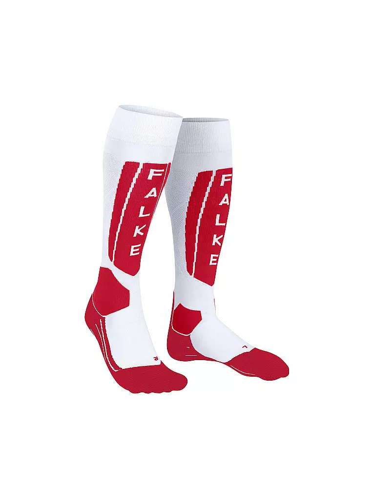 FALKE | Calcetines de esquí para hombre SK5 Expert Austrian Ski Team | Blanco