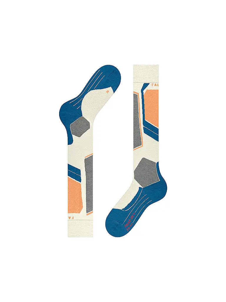 FALKE | Calcetines de esquí SK4 para mujer | Blanco